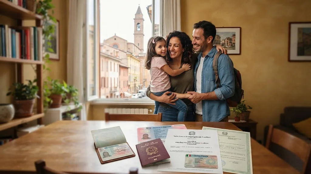 Family Reunification Visa Italy: Bringing a Non-EU Spouse or Child to Join You